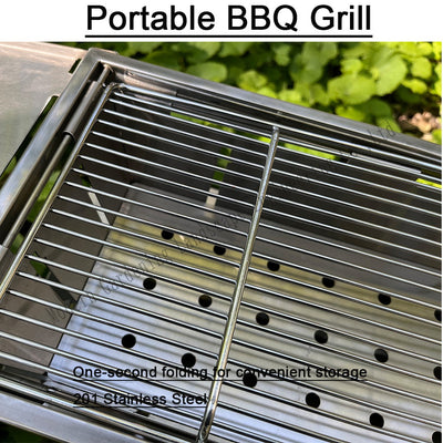 Portable Stainless Steel BBQ Grill